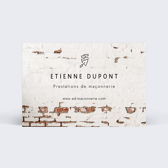Carte de visite Maçon