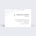 Carte de visite Electricien minimaliste