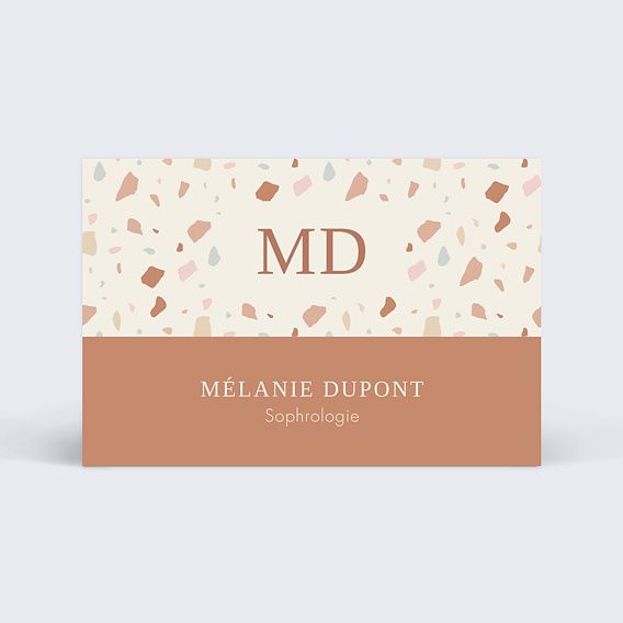 Carte de visite terrazzo