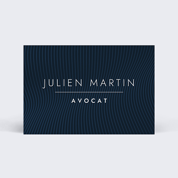 Carte de visite Design Bleu