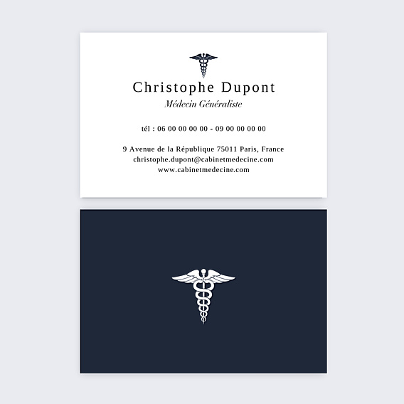 Carte de visite Médecine
