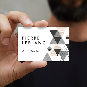 Cartes de visite Architecte Graphique