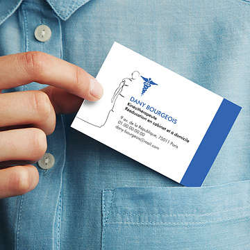 Cartes de visite Kinsithrapeute