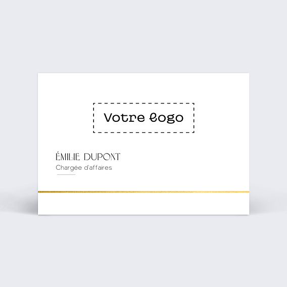 Carte de visite Minimaliste Recto