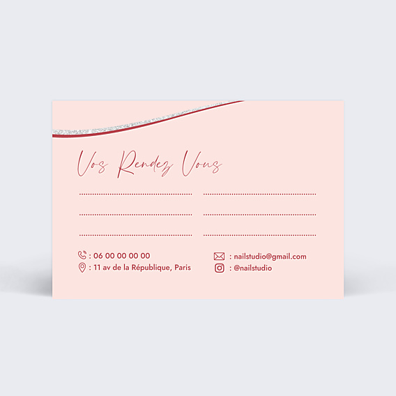 Carte de visite Onglerie