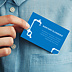 Carte de visite Plombier Bleu