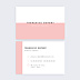 Carte de visite Onglerie rose