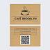 Carte de visite Café