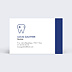 Carte de visite Dentiste