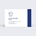 Carte de visite Dentiste Recto