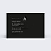 Carte de visite Architecte minimaliste