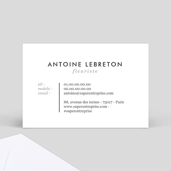 Cartes de visite Tatoueur Popcarte