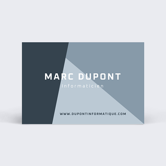 Carte de visite Informatique design Recto