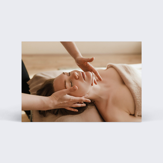 Carte de visite Masseur Recto