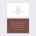 Carte de visite Justice