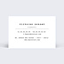 Carte de visite Couture