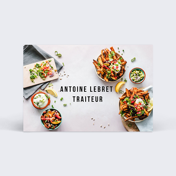 Carte de visite Traiteur Recto