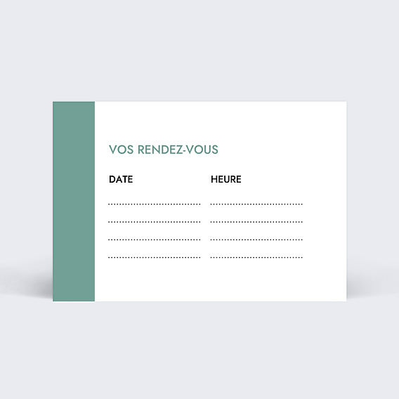Carte de visite Psychologue rendez-vous