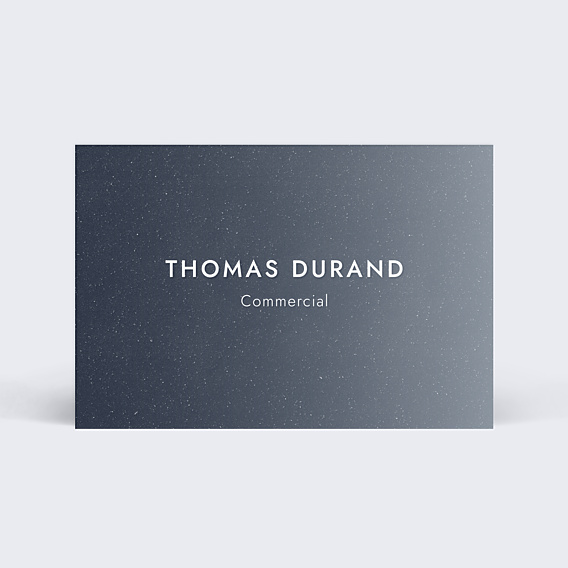 Carte de visite Commercial dégradé bleu