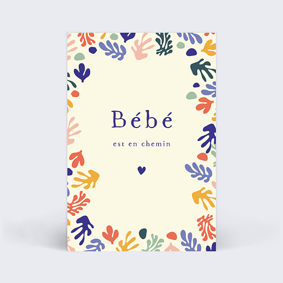 Carte étape bébé Petits Motifs Carte 1