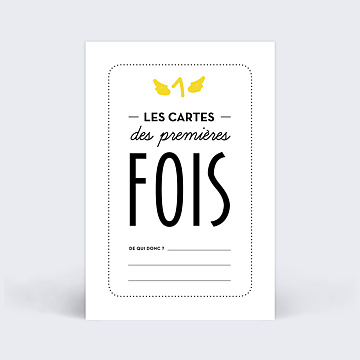 Carte tape Bb Mes Premires Fois