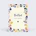 Carte étape bébé Petits Motifs Carte 1