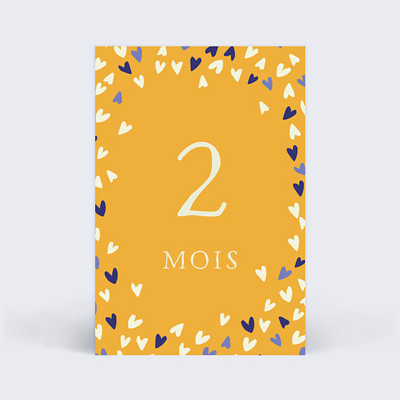 Carte étape bébé Petits Motifs Carte 3