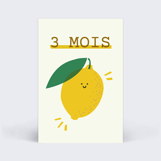 Carte étape bébé Grossesse Carte 5