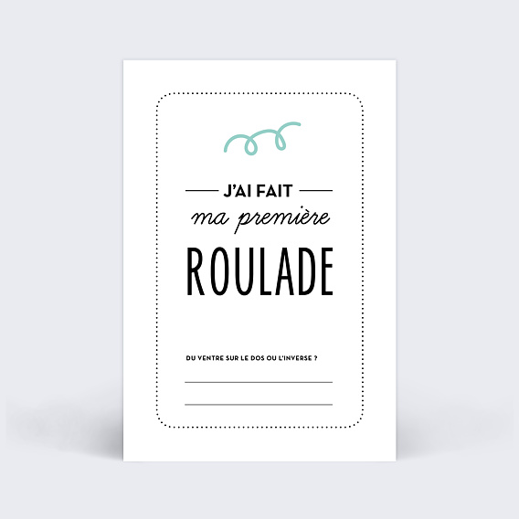 Carte étape bébé Mes Premières Fois Carte 4