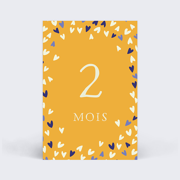 Cartes Étapes Bébé Petits Motifs Carte 3