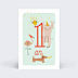 Carte Étape Bébé Jolis Animaux