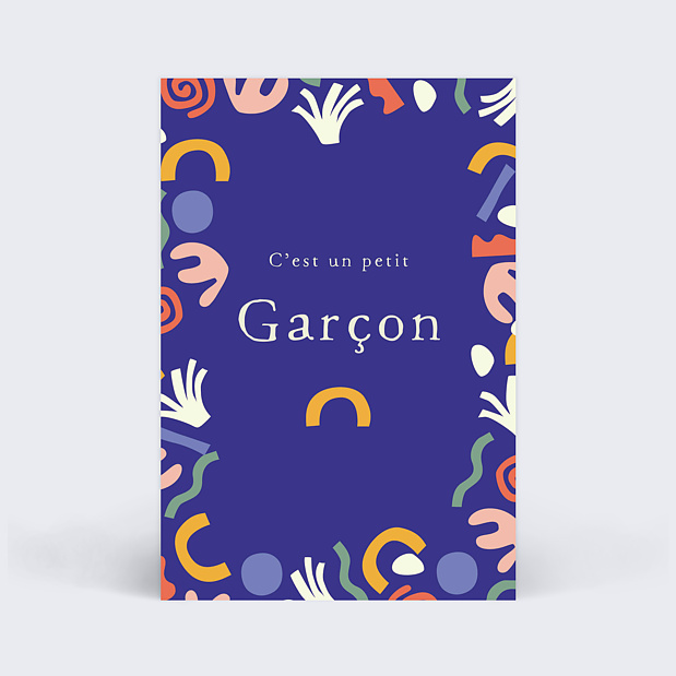 Cartes Étapes Bébé Petits Motifs Carte 6