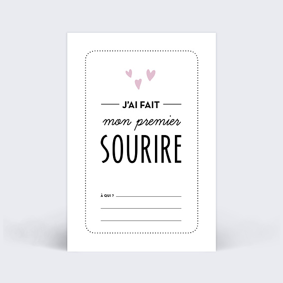 Carte étape bébé Mes Premières Fois Carte 2