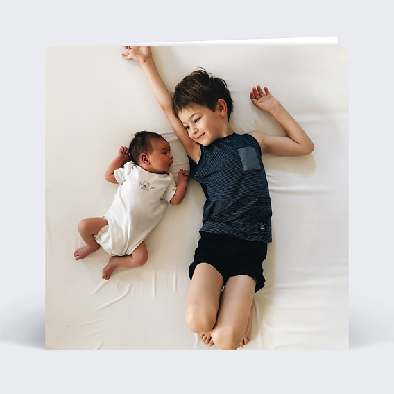 Faire-part baptême Photo seule