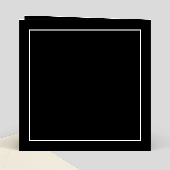 Faire-part baptême Typographie Verso