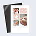 Faire-part Baptême Invitation Baptême Rose