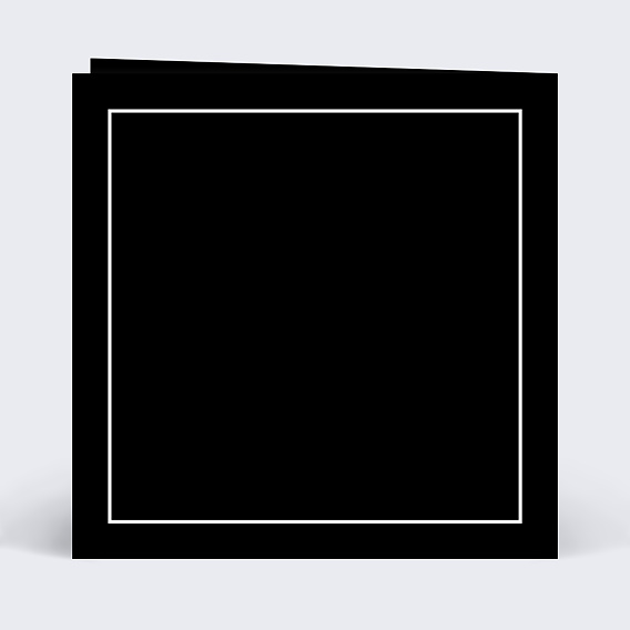 Faire-part baptême Typographie Verso