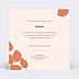 Faire-part baptême Invitation Baptême Rouge Verso