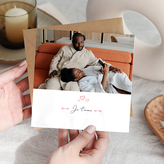 Carte d'amour De Tout Coeur