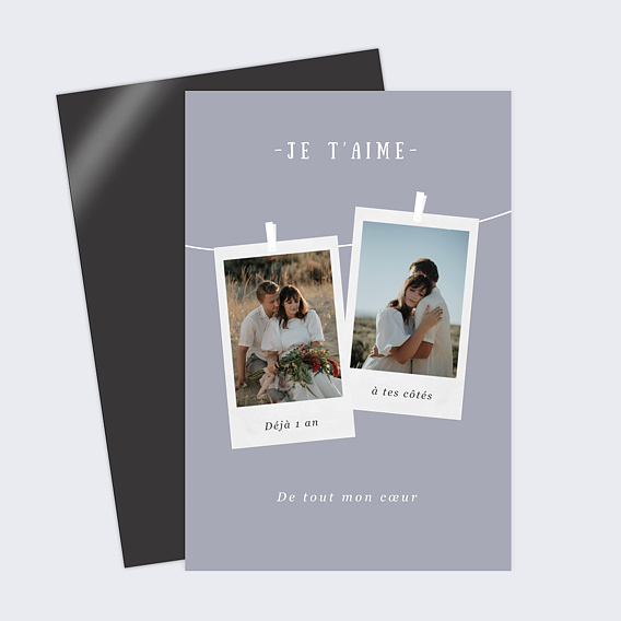 Carte d'amour Epingles