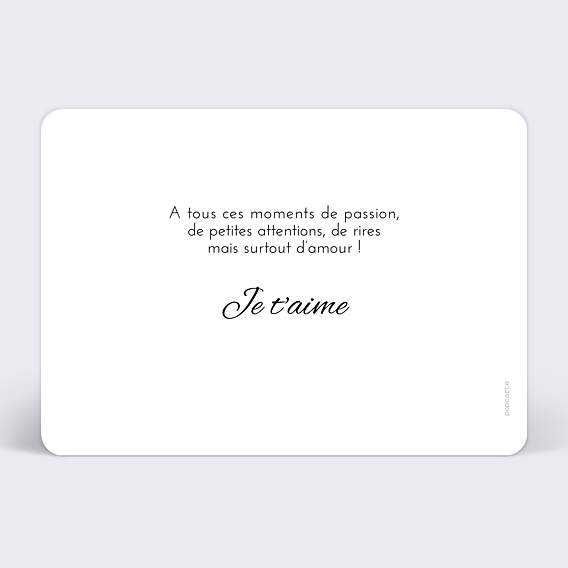 Carte d'Amour Sobre et Jolie