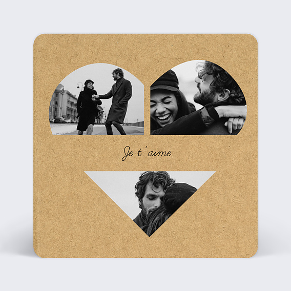 Carte d'amour Coeur