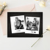 Carte d'amour Photomaton Ardoise