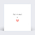 Carte d'amour Carte Postale Recto