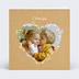 Carte d'amour Coeur Fleuri