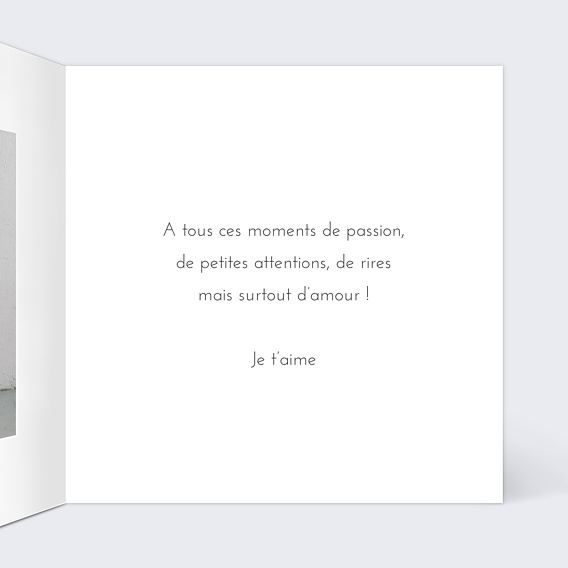 Carte d'Amour Coeur Fleuri