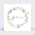 Carte d'amour Couronne de Feuilles