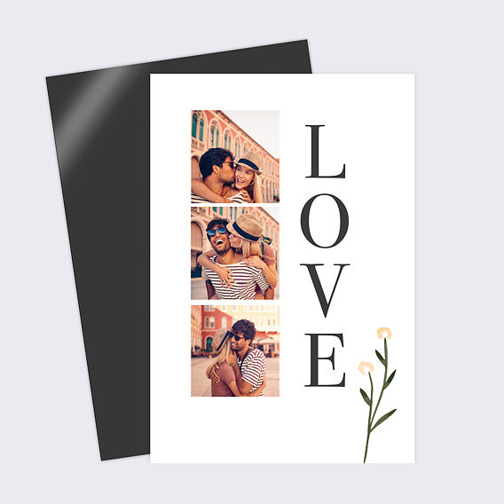 Carte d'amour Bucolique Fleur