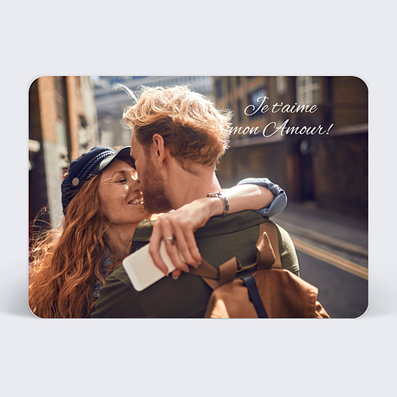 Carte d'amour Sobre et Jolie