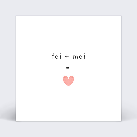Carte d'Amour Carte Postale